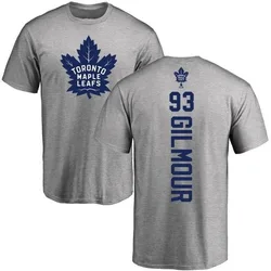 Doug Gilmour Toronto Maple Leafs Men's Backer T-Shirt - Ash