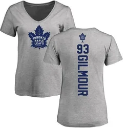 Doug Gilmour Toronto Maple Leafs Women's Backer T-Shirt - Ash