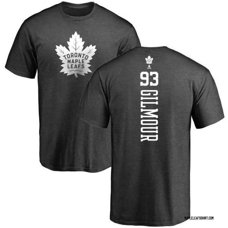 Doug Gilmour Toronto Maple Leafs Youth Charcoal One Color Backer T-Shirt -