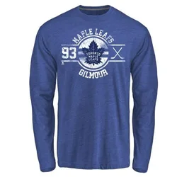 Doug Gilmour Toronto Maple Leafs Youth Royal Insignia Tri-Blend Long Sleeve T-Shirt -