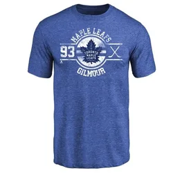 Doug Gilmour Toronto Maple Leafs Youth Royal Insignia Tri-Blend T-Shirt -