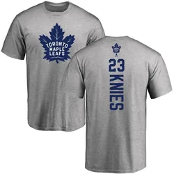 Matthew Knies Toronto Maple Leafs Men's Backer T-Shirt - Ash