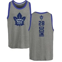 Tie Domi Toronto Maple Leafs Men's Backer Tri-Blend Tank Top - Ash