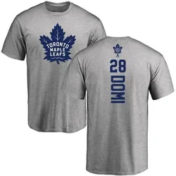 Tie Domi Toronto Maple Leafs Youth Backer T-Shirt - Ash